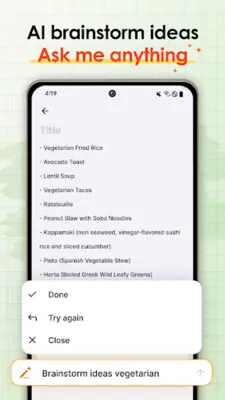 Note AI Notepad, Notebook android App screenshot 3